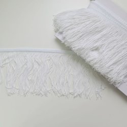 Бахрома Luxe "Белый" 20 см